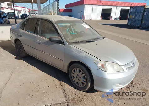 2005 Honda Civic Lx from USA, damaged, VIN JHMES16555S006038